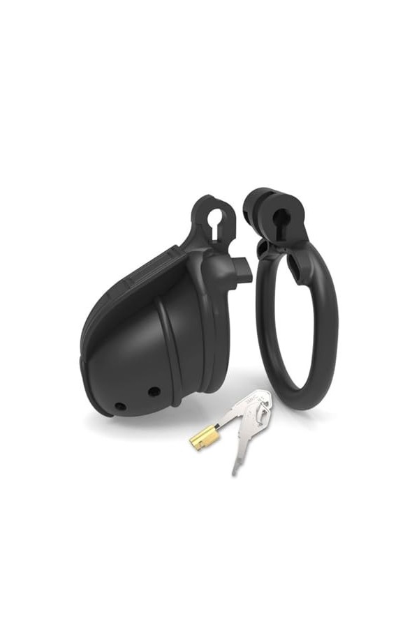 Équipement de Sport pour Hommes, Noir, à enveloppe complète et au Design Respirant A114 Anneau Plat, Noir 