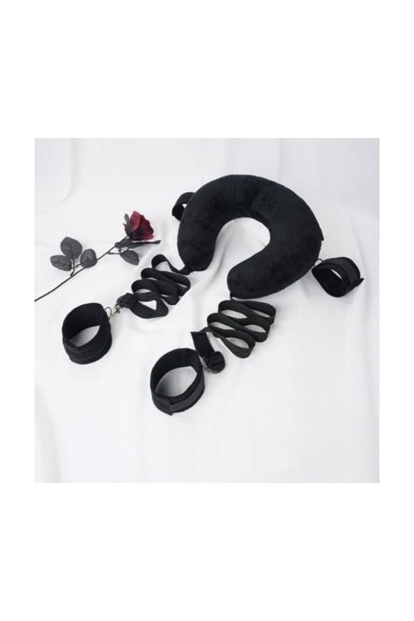 HUNTVE Bondage & Restraint Coussin pour Jambes écartées, Conditionnement de lit pour Femmes, Accessoires de Sangles pour Jamb