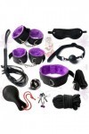 Kit T-Shirt Nylon 10 pièces @ dult C0splay Jeux Jouet Violet et Noir 