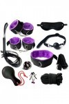 Kit T-Shirt Nylon 10 pièces @ dult C0splay Jeux Jouet Violet et Noir 