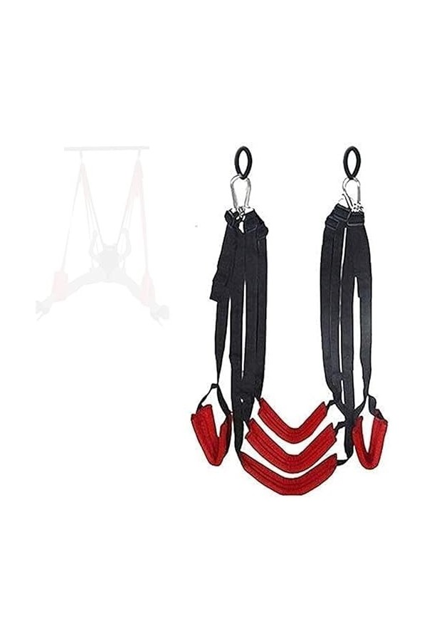 ArtMaq Accessoires de Suspension Balançoire 【Šex Ạdulte】 intérieure réglable pivotante à 360° Rouge Šèxy