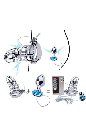 ZYGMIR Set de Fixation orthopédique pour Homme en Acier Inoxydable, orthèse de Fixation de Fitness alésage de lanneau : 45m