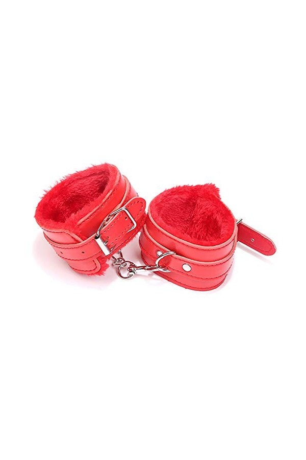 Wenky Once Collier de Cheville réglable en Peluche en Cuir pour Femme Yoga Wear avec Bracelet réglable.
