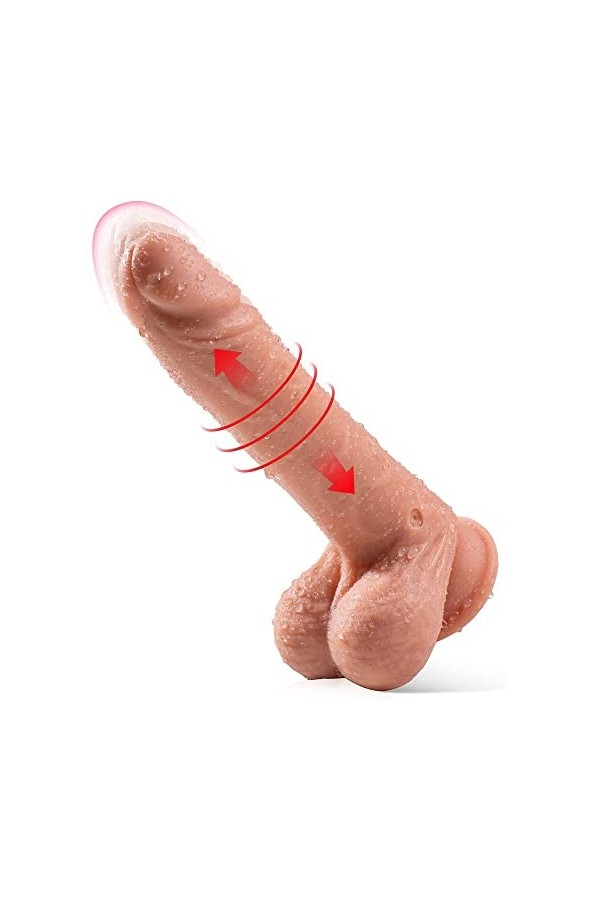 SIEHAM Silicone Vîbratöre di Doppio Motore, Morbido Vîbratörí Sessuali per Donna Stimolazione Clitòrīdèa e Pｕntò Ġ Mḁssaggïat