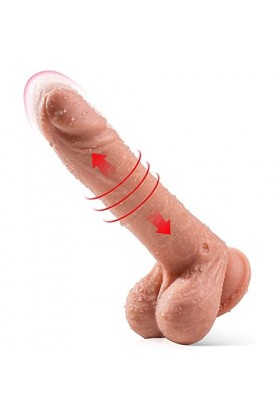 SIEHAM Silicone Vîbratöre di Doppio Motore, Morbido Vîbratörí Sessuali per Donna Stimolazione Clitòrīdèa e Pｕntò Ġ Mḁssaggïat