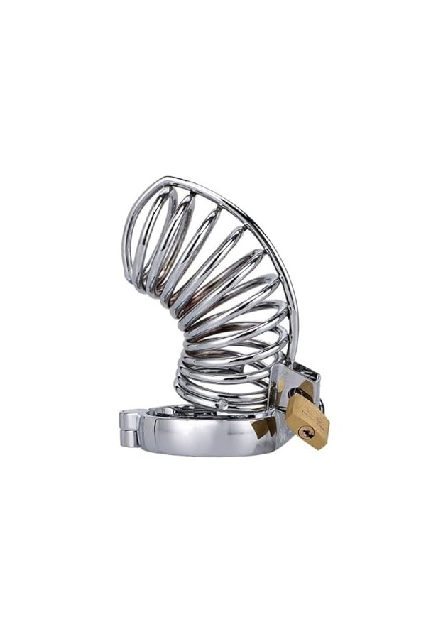 KOWUA, Cage de Contention pour Homme en métal en Forme déventail, Disponible dans Les Tailles 40mm, 45mm et 50mm, Taille de 