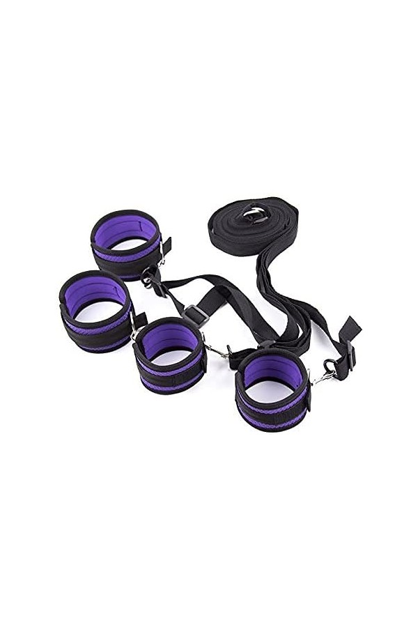 Šêxuelle Sèxtôyse Kit Šèxy Toy Femme Menottes Šex B-D-S-M Vêtements Cadeau spécial pour toute fête Bondage Érotiques Menottes