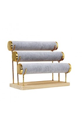 Allayu Bracelet collier présentoir bijoux support de stockage Bracelets support organisateur de table pour maison vitrine, Gr