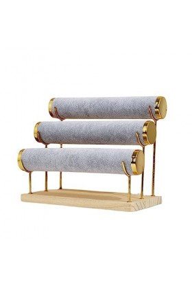 Allayu Bracelet collier présentoir bijoux support de stockage Bracelets support organisateur de table pour maison vitrine, Gr