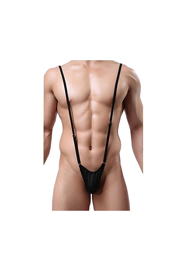 iOoppek Lingerie femme pour hommes Couple Lingerie, Noir , taille unique