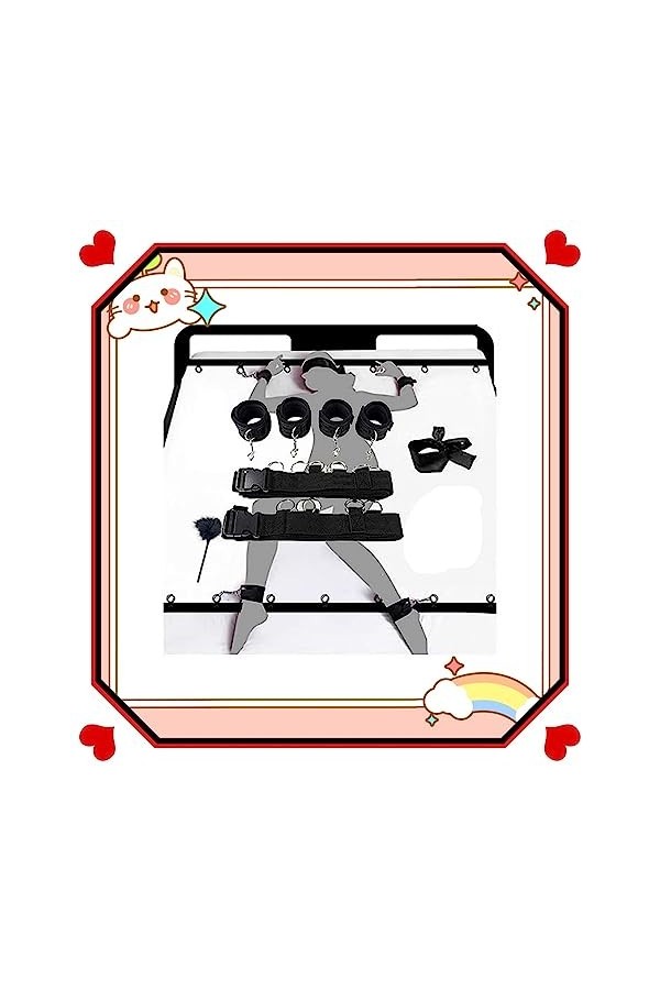 ̶?̶?̶?̶ ̶?̶?̶?̶?̶?̶?̶?̶ ̶ ̶ Avec Kit De Fixation Pour Le Lit, Baguette En Plumes Et Bandeau En Satin Nylon