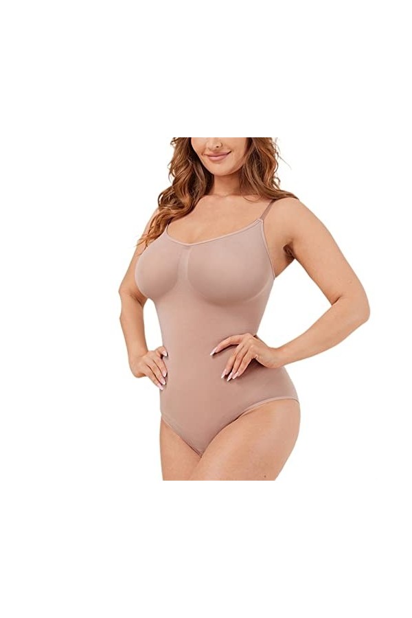 Grande taille hanche ascenseur sans couture Shapewear dames Corset corps complet fronde ventre sous-vêtement une pièce Color