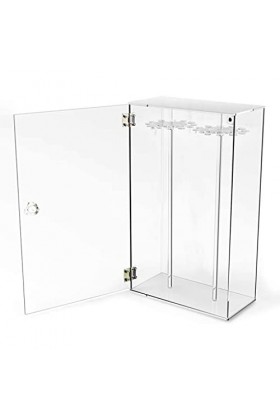 eexuujkl Filles Bracelet boîte de rangement vitrine légère gain de place support pratique bijoux organisateur affichage cadea