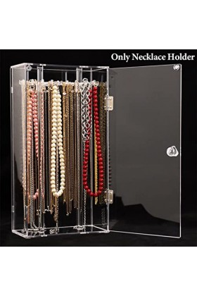 eexuujkl Filles Bracelet boîte de rangement vitrine légère gain de place support pratique bijoux organisateur affichage cadea