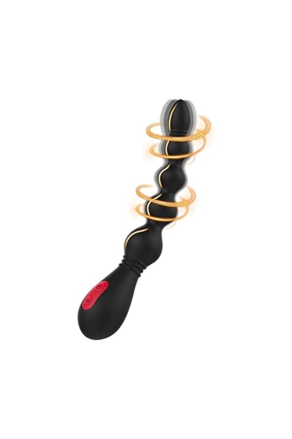 BDDE Anàlé Gód Sèxtôysé Plúg An Beads Silicone Massage Plúgs Massager pour débutants Body MAssAge Black Set de Set débutants 