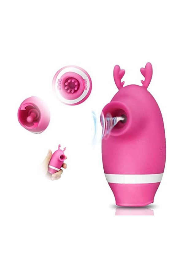 SIEHAM Vībràtôri Succhia Clitòrīdè per Donna Vîbrante Linguà Capezzóli Potente Stimòlatorè Doble Súćkīng Tòy Tòňgúe Lićkìng V