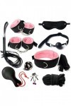 10PCS Kit accessoire Sangle Rôle Mẹnottes Šex réglables B-D-S-M Vêtements Confort Menottes Šex Adulte Confortable Sports Acce