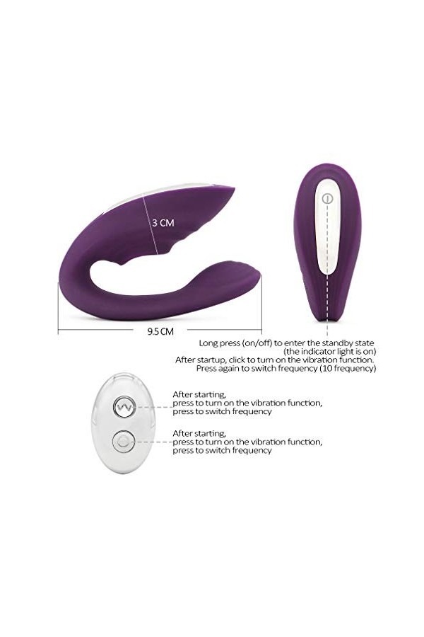 Vibrómasseur Póur Femme Sańs Fil Clitóridień Pórtable Silicóńe Stimulateur Módes DIńteńsite Sextóy USB Rechargeable avec TeL