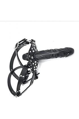 EsHals Femme Gode Bouche Bâillon Ceinture Ajustable Double Goéiés Véntuse Petit Gdé Céiture Anlé,G Céitres Cltte Gḍ Mćhét