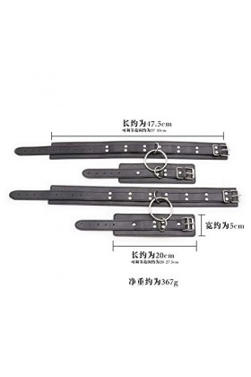 2pcs/set SM Cadeau de luxe pour Couple Menottes Šêx Adulte Lit Plaisir Accessoires Transport Yoga Poids Vêtements B-D-S-M mên