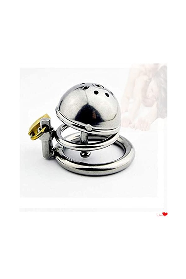 La Belle Serrure en Acier Inoxydable Happiness Cage Donne Le contrôle à Votre Partenaire.