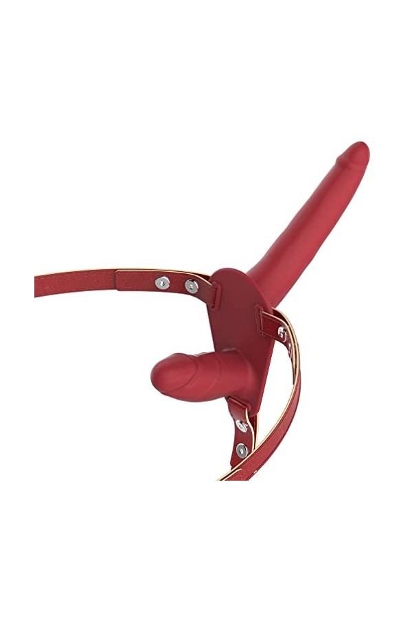 Femme Gode Bouche BâIllon Ceinture Ajustable Double Go?é?i??és Vént?use Petit G?dé Céi?ture An?lé,G???? Céi?t?res C?l?tte G?ḍ