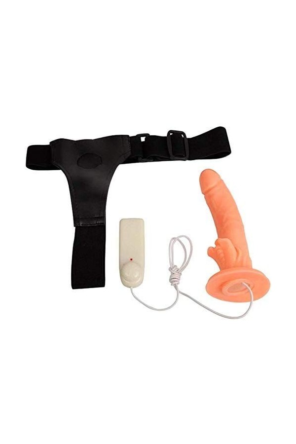 Sèx Didlo Sexy Women & Man Stráp on Dǒngs Sous-vêtements de plaisir à double tête avec prise de massage de taille parfaite St