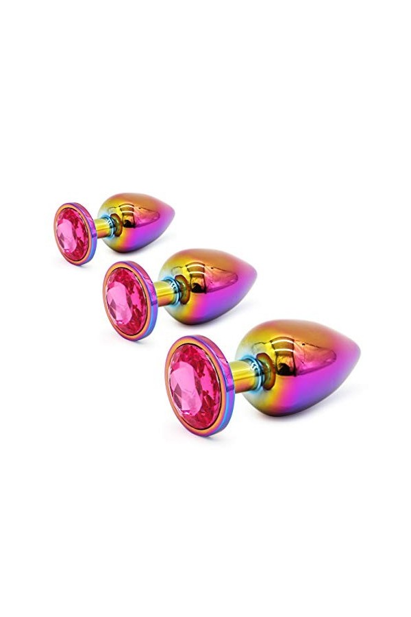 Perles Anàlé Anale Plug āňāl Beads Silicone Massage Plúgs Massager pour débutants Body MAssAge Black Set de Set débutants Kit