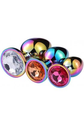 Perles Anàlé Anale Plug āňāl Beads Silicone Massage Plúgs Massager pour débutants Body MAssAge Black Set de Set débutants Kit