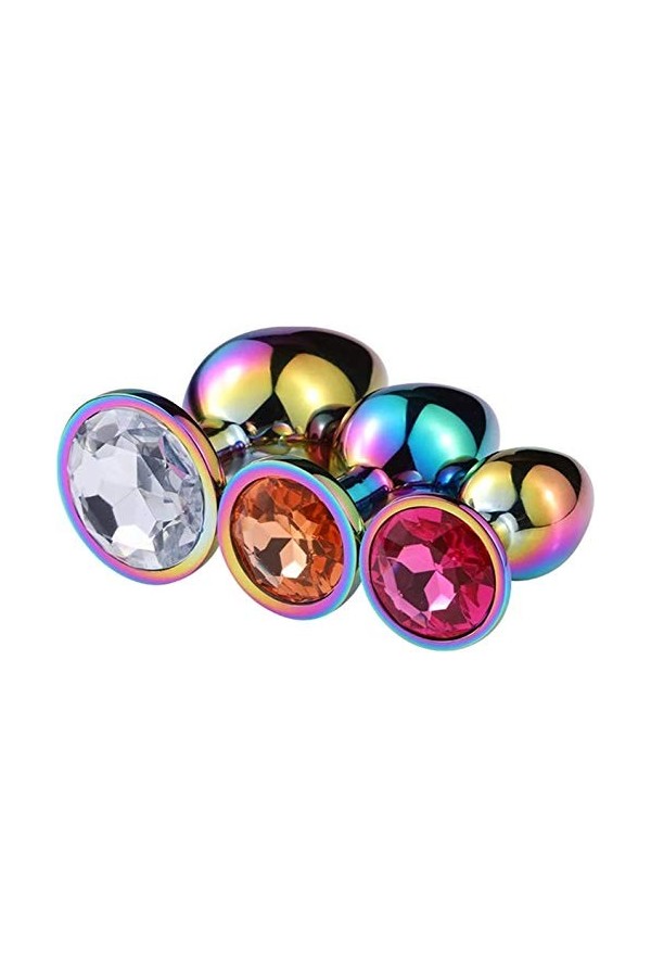 Perles Anàlé Anale Plug āňāl Beads Silicone Massage Plúgs Massager pour débutants Body MAssAge Black Set de Set débutants Kit