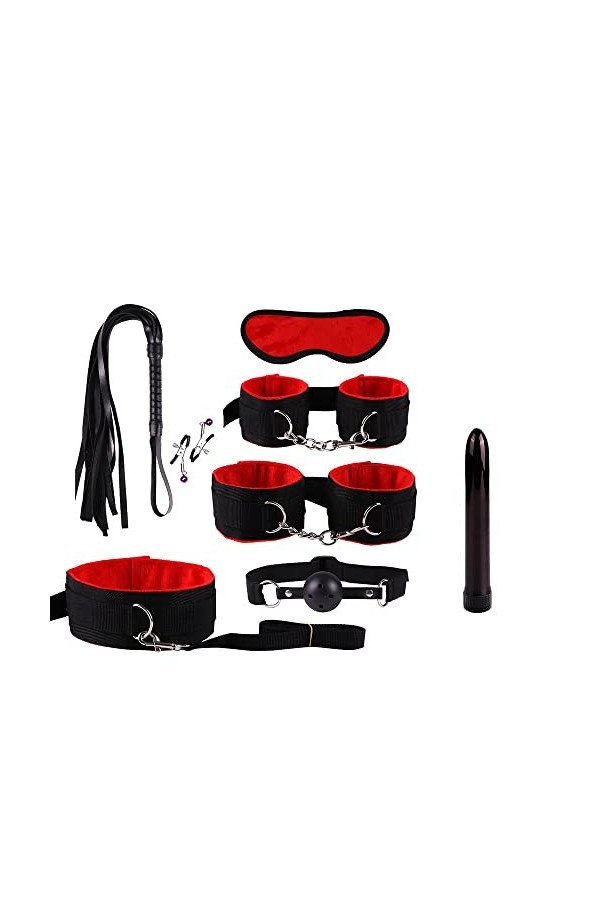 TeidEa Jouet Vêtements Collier Yoga Sports Fourrure Toy 12Pices-Set Menottes Šex Adulte Corps Mode Séxy Femme Bdsm Retenue Ki