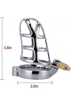 Jouets de verrouillage en métal pour hommes, avec dispositifs de protection de la cage en métal, disponibles en trois tailles