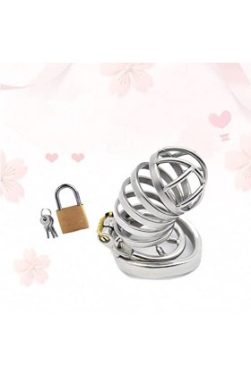 XaiYimee Jouet de Cage de Verrouillage pour Homme avec clé et Serrure 50mm .