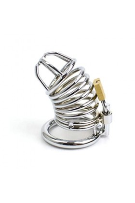 XaiYimee Jouet de Cage de Verrouillage pour Homme avec clé et Serrure 50mm .