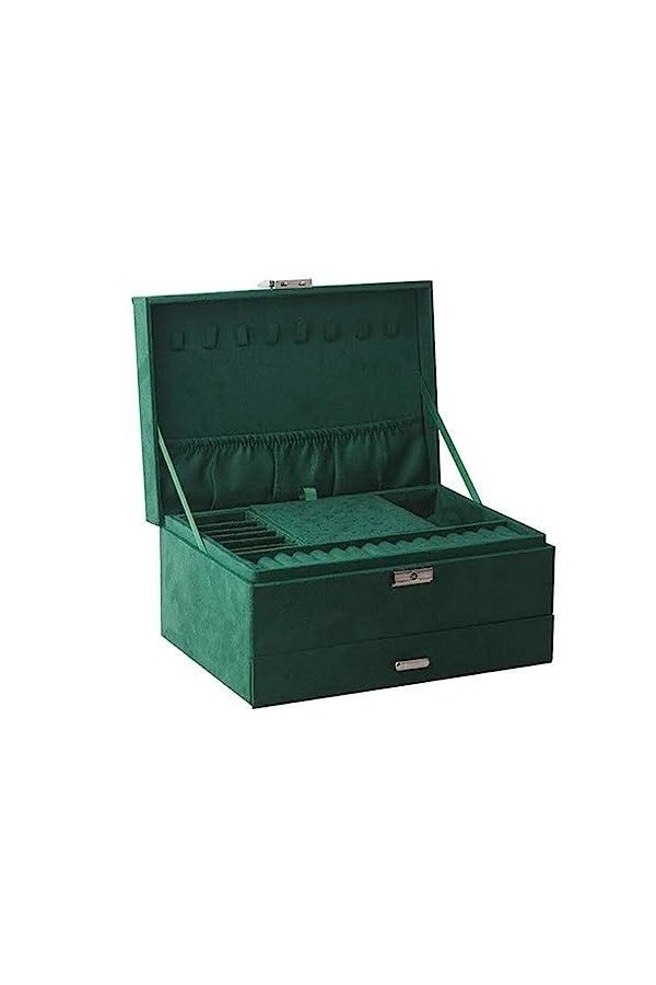 YIUPEDRFG Boîte de rangement de bijoux pour dames contenant des conteneurs maison collier Bracelet Organisation conteneur gra