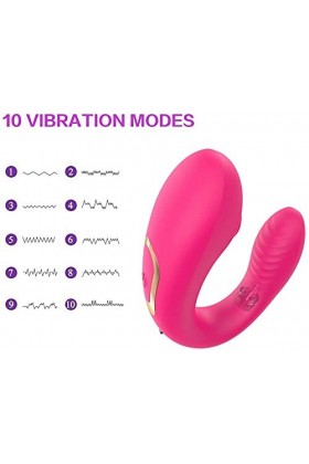 Masseur Wearable Vibrer Jouet Portable pour Les Voyages, Vîbromàssèur Vibrànt pour Femme Puissant, Rechargeable USB et Batter