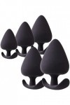 -Sé?????? Ànâlé ???? ???? ???? Set Expander Beads Silicone Massage Plúgs Massager Pour Débutants Body Masseur Black Set de Se