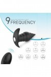 Plúg Ànâlé Ði?atation Plùg ???l Beads Silicone Massage Plùgs Massager pour débutants Body MAssAge Black de débutants Kits d