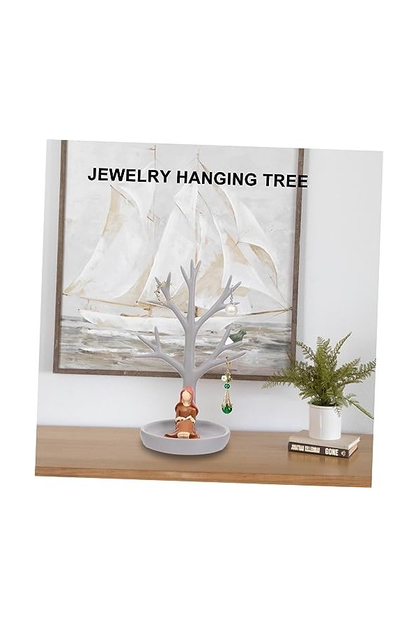 Zerodeko Porte-Bijoux Porte-Bracelets Organisateur De Rangement De Vanité Support DAffichage De Collier Plateau De Commode O