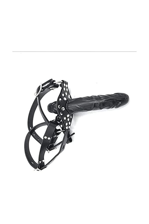 ADASTE Fe??E Gode Bouche Bâillon Ceinture ?Just?Ble Double Go?É?I??És Vént?Use Petit G?Dé Céi?Ture ?N?Lé,G???? Céi?T?Res C?L?