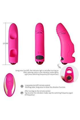 Vîbromasseur Femme et de Clîtórîs, Stîmulateúr de Clîtórîdieñ, de Vîbratîóñ pour Femme USB Rechargeable, Imperméable FF6