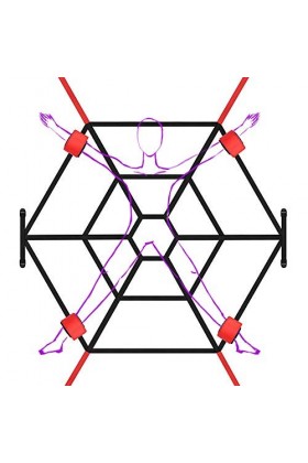 Jeu de posture toile daraignée B`D`S-M Bo? Lit dàgé