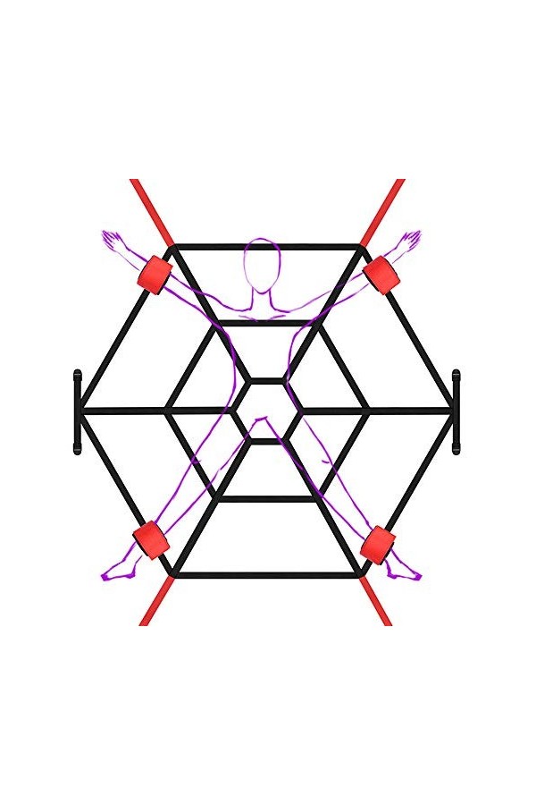 Jeu de posture toile daraignée B`D`S-M Bo? Lit dàgé
