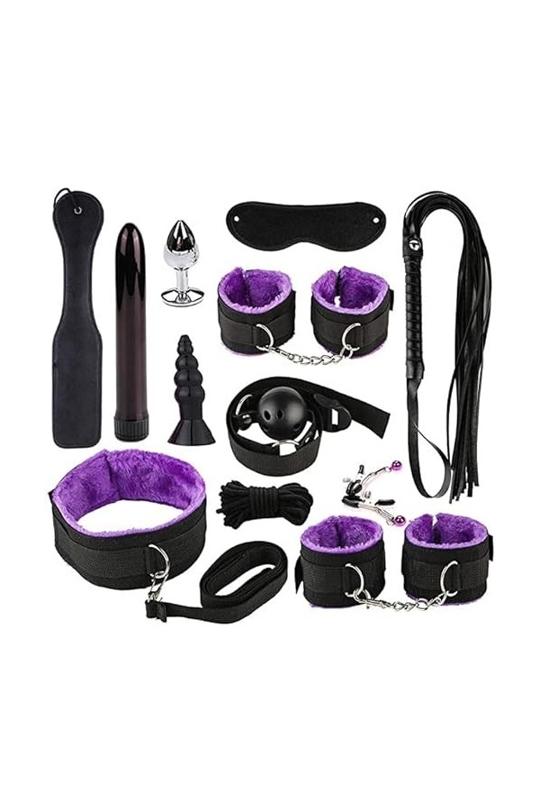 12pcs/set bondage de ceinture Objet Jeu Tapis Objet Sport Poignet Cadeau Femme Cheville Tapis Poignet Plaisir Homme Toy Jouet