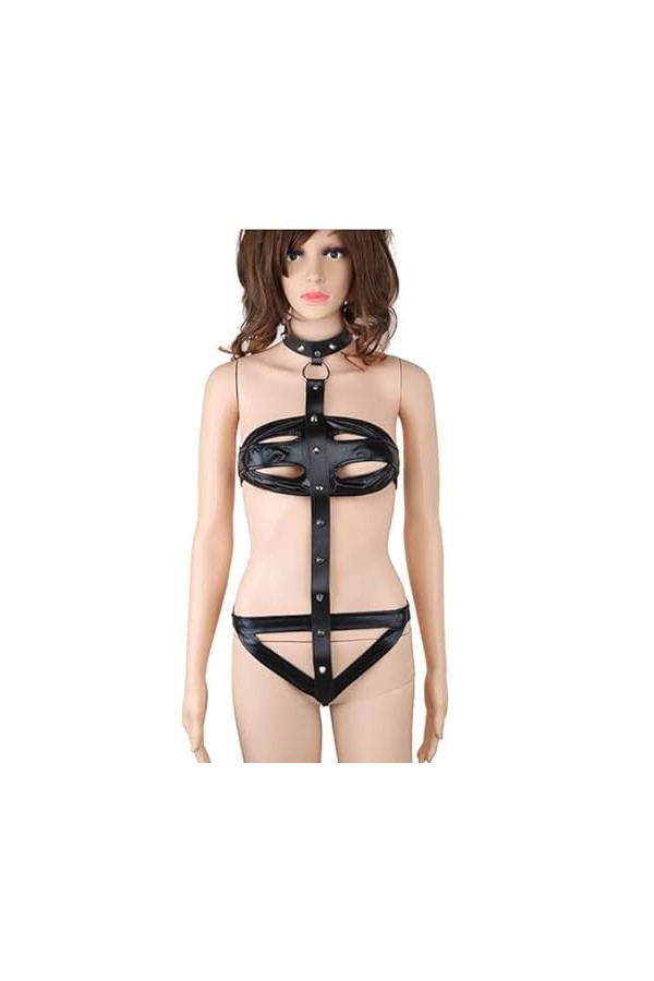 Sexy sexe cuir latex collage sexy lingerie sexy flirter cuir sexy lingerie sexy pour les femmes lingerie sexy pour une soirée