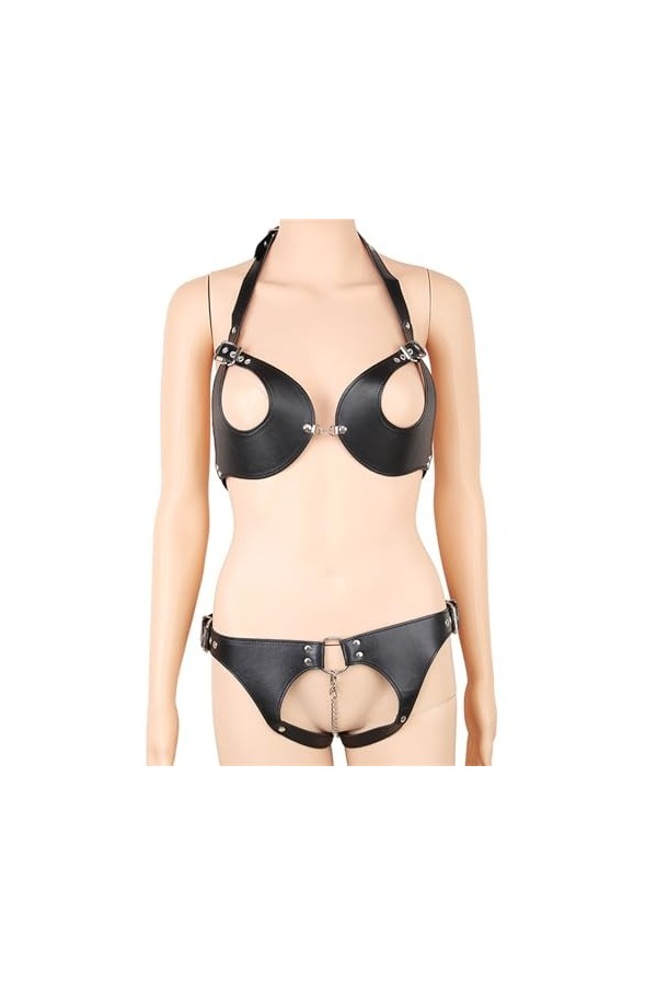 Sexy sexe cuir collage latex sexy lingerie SM flirt cuir sexy lingerie sexy lingerie couple