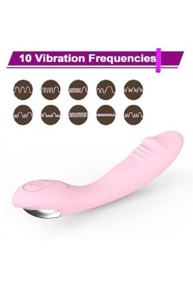 Sextôyse Femme Gôdemichet Stimulàteur Clitôridien Pôint G, Vibrómasseur Vibrant Femme Puissant mais Silencieux, etanche, Char
