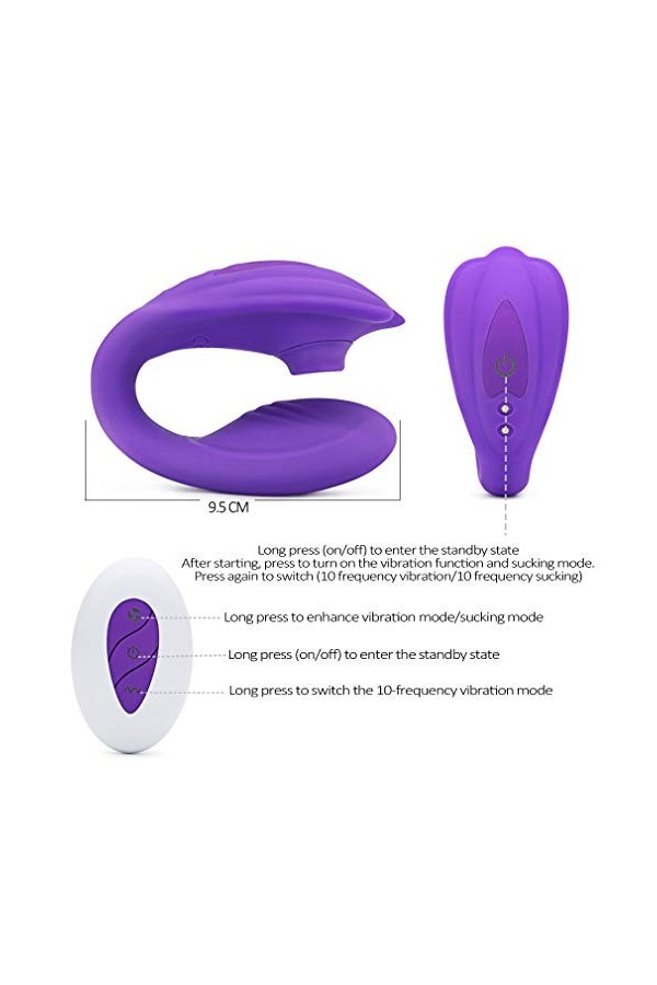 Vibrómâsseur Vibrânt Femme pour Clitôridien Gôdes, Moteurs Integres, Sextôyse Femme Gôdemichet avec Modes de Mâssâge, Portabl