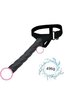 Gode géant, noir pénis avec gland, veines, testicules et ventouse, pour femmes et hommes