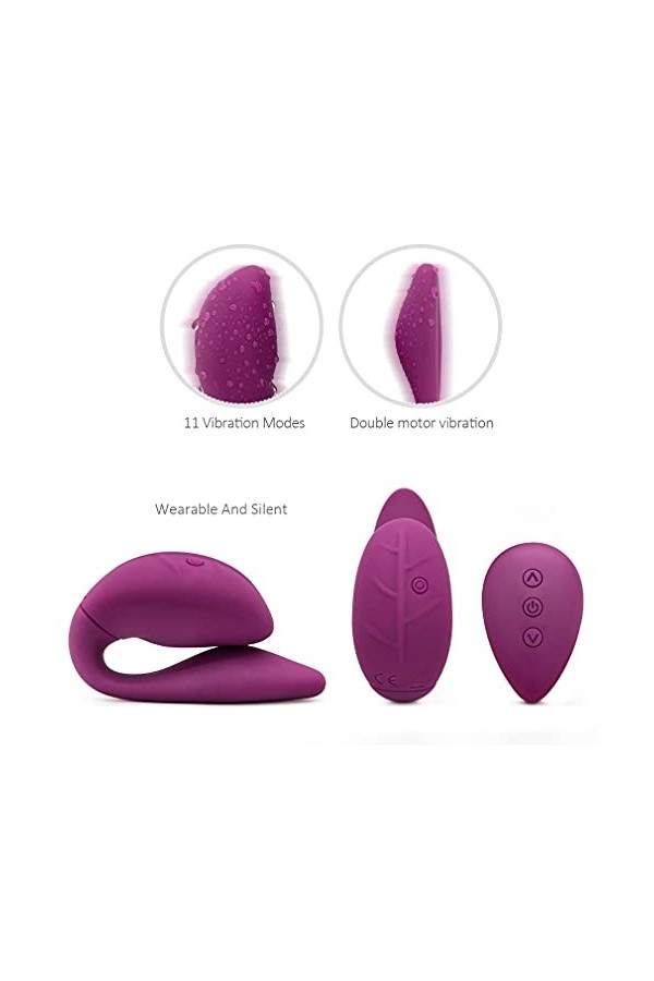 Sans Fil Vîbro Masseur pour Femme avec Fonction G-Spot Stîmul Atéur,Clitóridién pour 100% Étanche Silencieux,Sẹx tọy Appareil